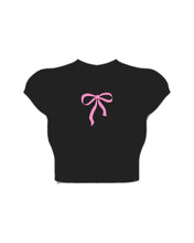 Load image into Gallery viewer, NEW PINK BOW BABY TEE
