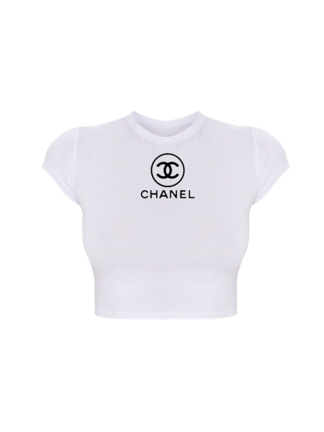 Coco Baby Tee- White Xs / Pink