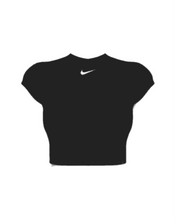 Load image into Gallery viewer, SWOOSH BABY TEE- BLACK
