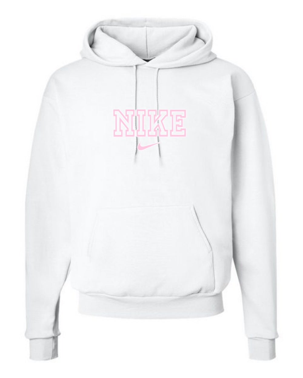 nike pink vintage hoodie
