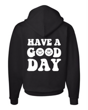 Load image into Gallery viewer, GOOD DAY BLACK HOODIE
