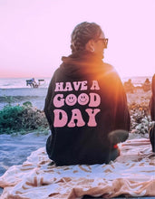 Load image into Gallery viewer, GOOD DAY BLACK HOODIE
